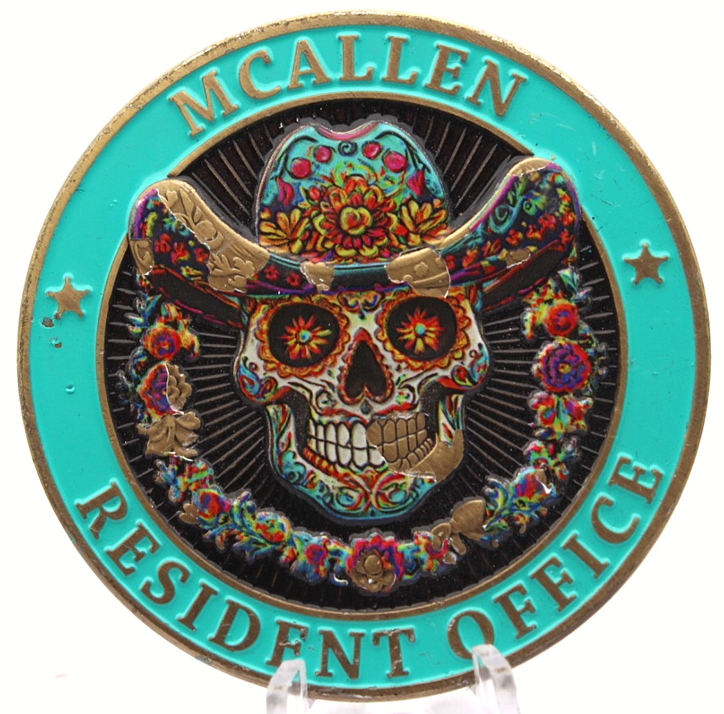U.S. Secret Service McAllen Resident Office Texas Challenge Coin 2.25\