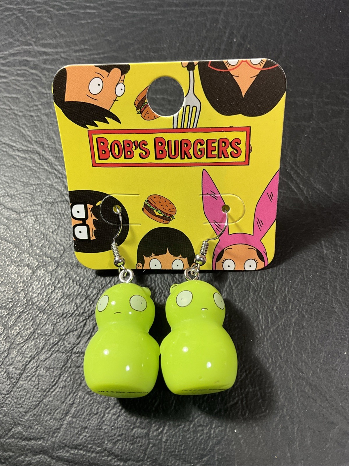 New Bob’s Burgers 3-D Kuchi Kopi Drop Earrings