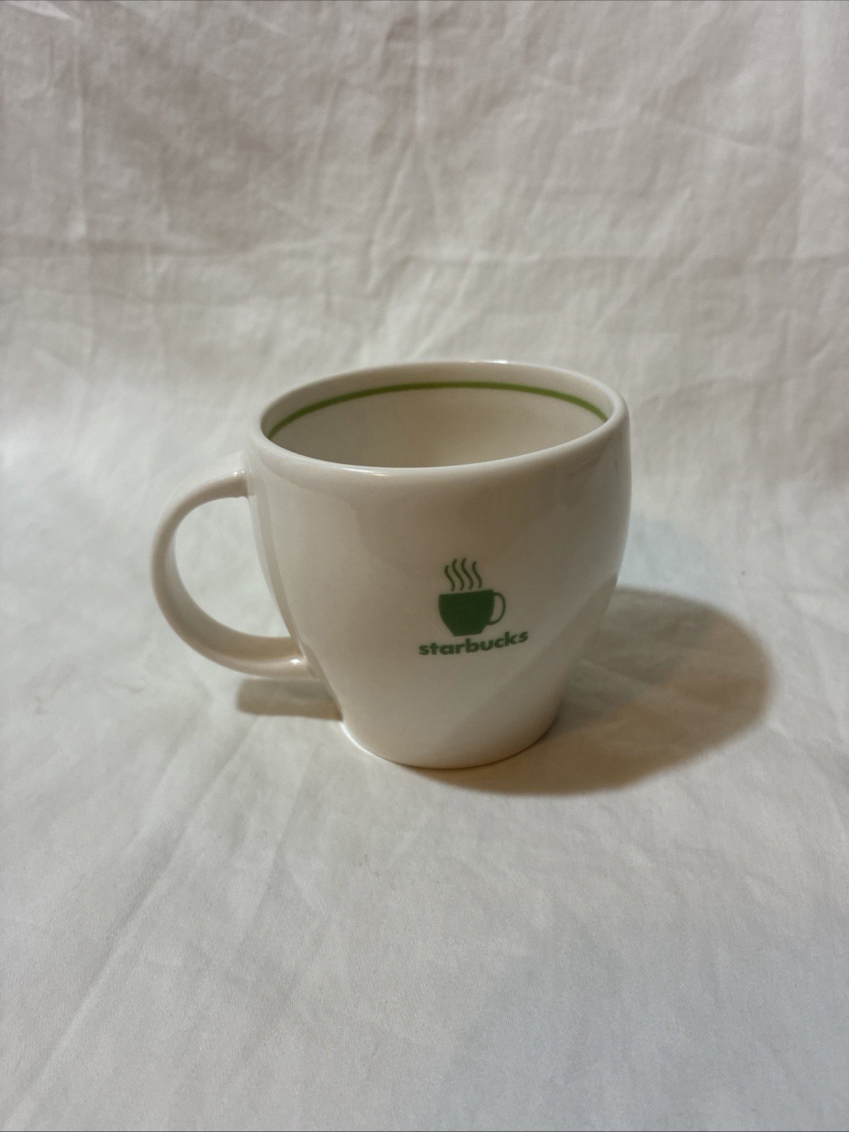 Starbucks Barista Coffee Mug 2003 Vintage White Green Logo Ceramic Cup 12oz new