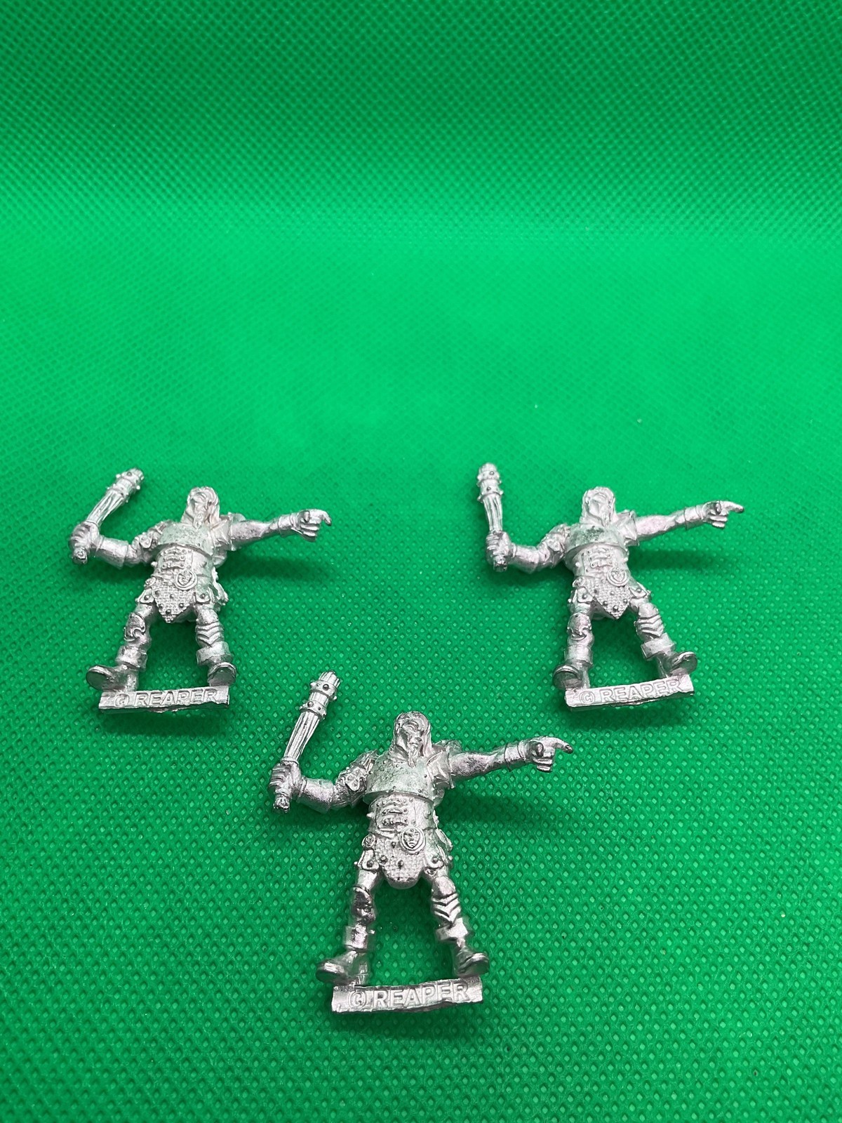Reaper Miniatures 28mm Thugs Brigands Metal Lot 3 w/Clubs DnD RPG Traitors Toll