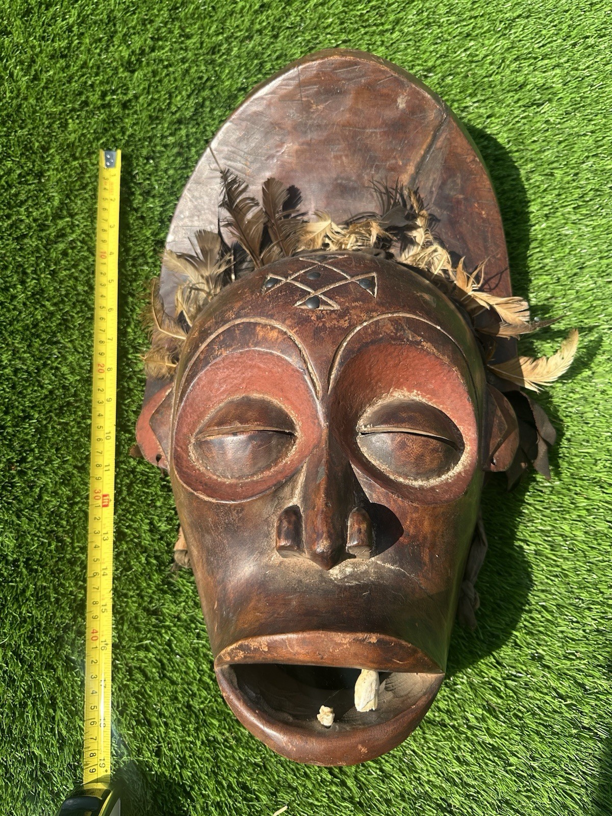 Vintage Dan Mask Hand Carved Wood Vintage Dan Mask Hand Carved Wood