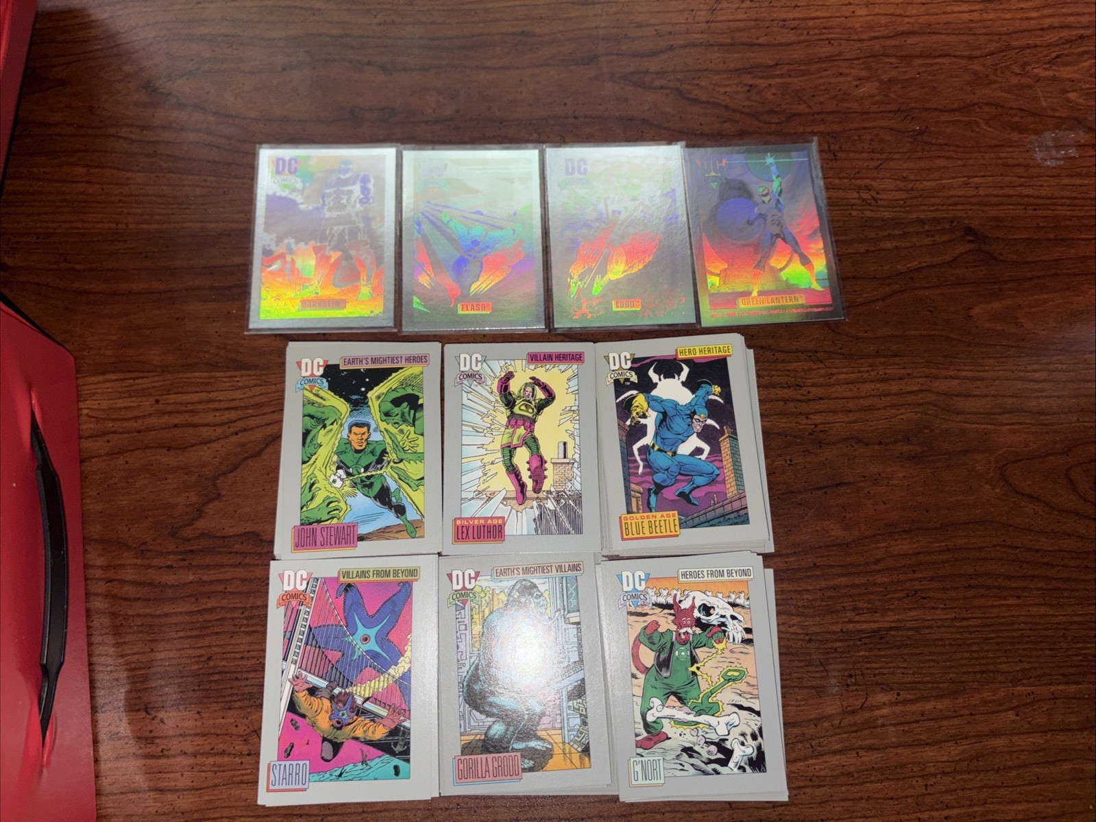 DC Comics 1991  Impel Complete Base Set NM /& 4 Holos