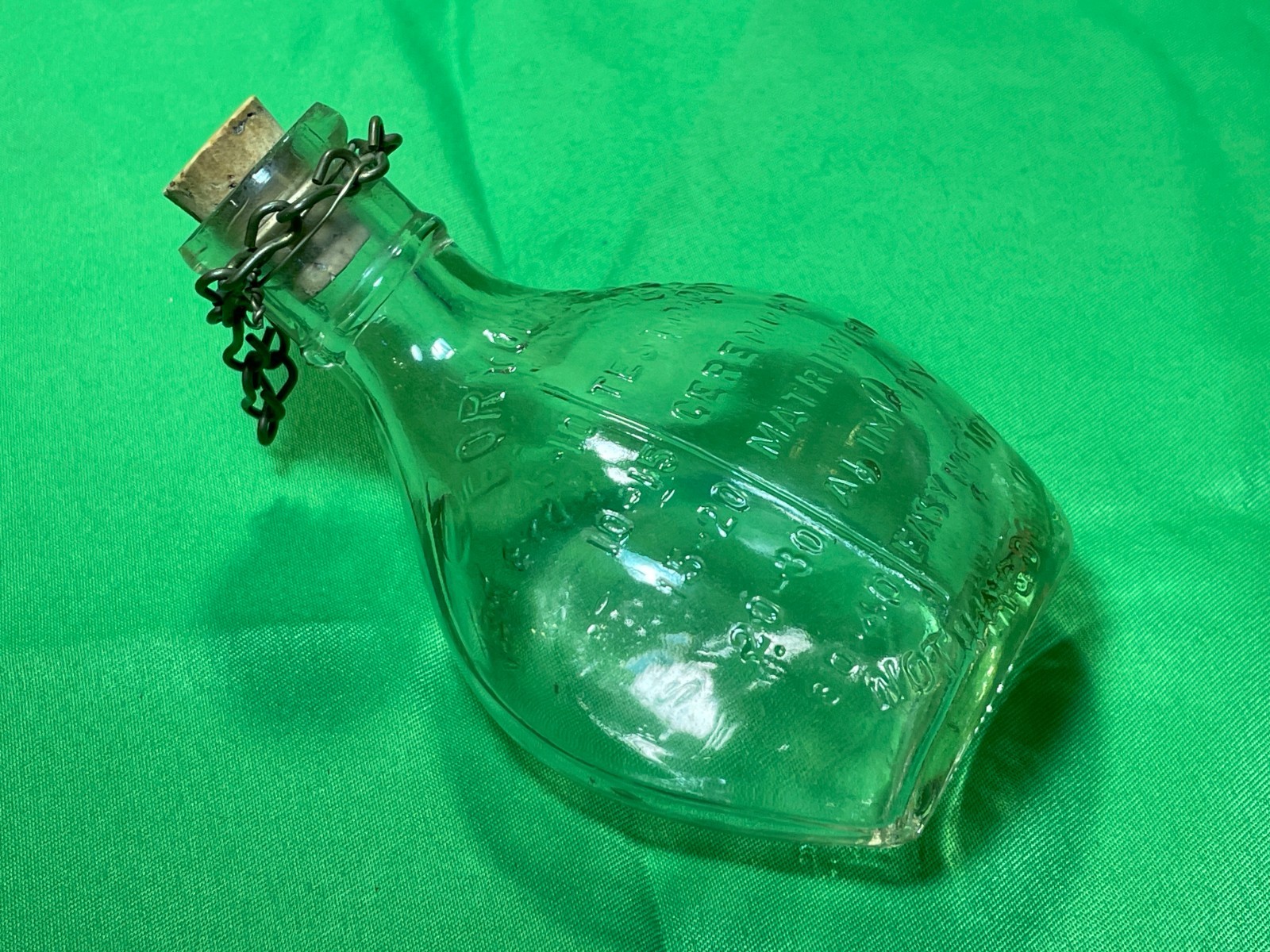 Antique 1900\'s Teddy\'s Pet President Roosevelt Whiskey Nip Flask Gag Joke Bottle