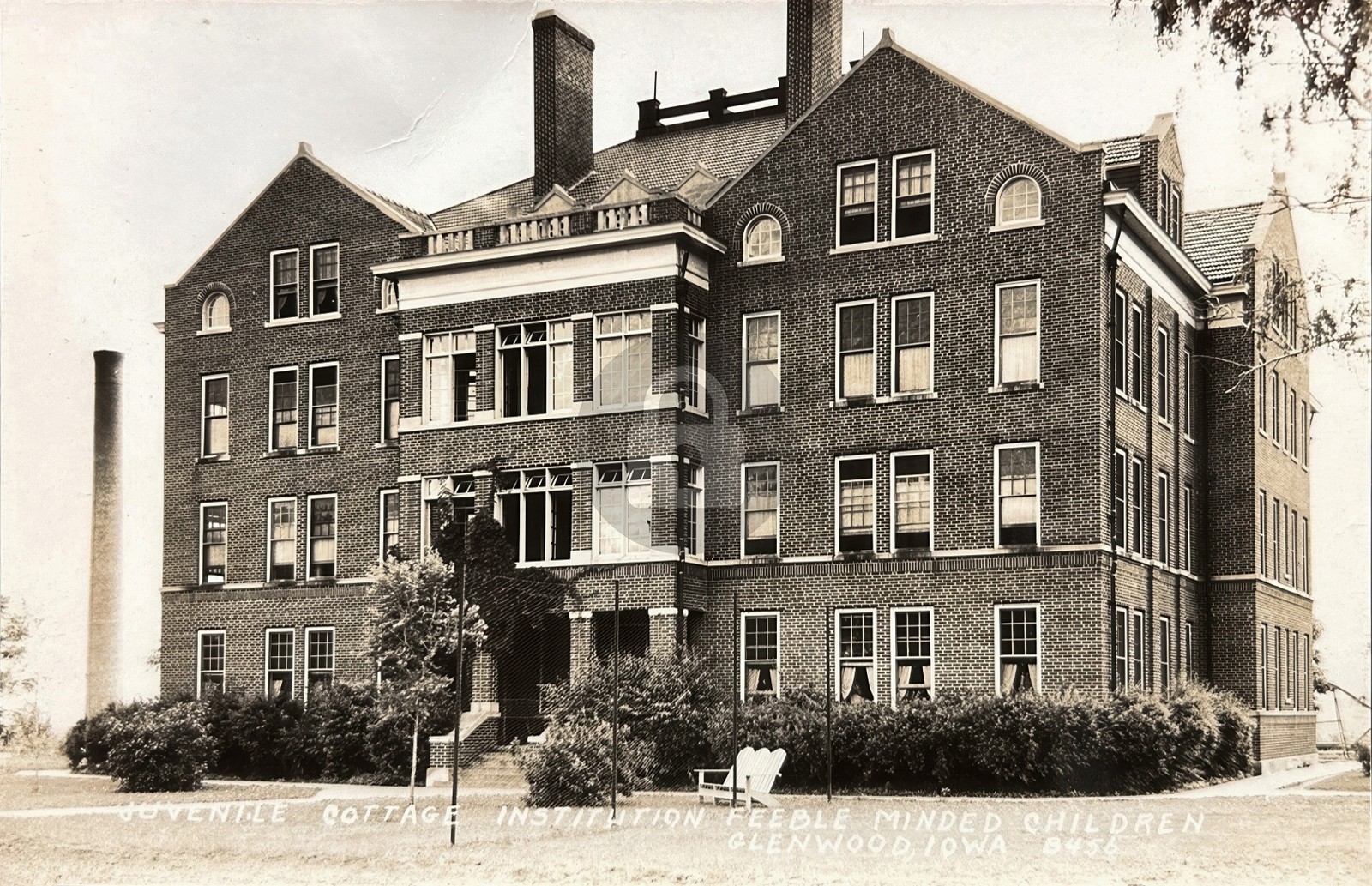 Glenwood Iowa Juvenile Institution Feeble Minded Children IA RPPC Postcard COPY