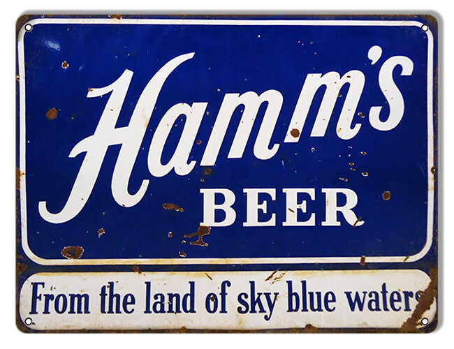 HAMM\'S BEER FROM THE LAND OF SKY BLUE WATER 12\ HAMM\'S BEER FROM THE LAND OF SKY BLUE WATER 12\