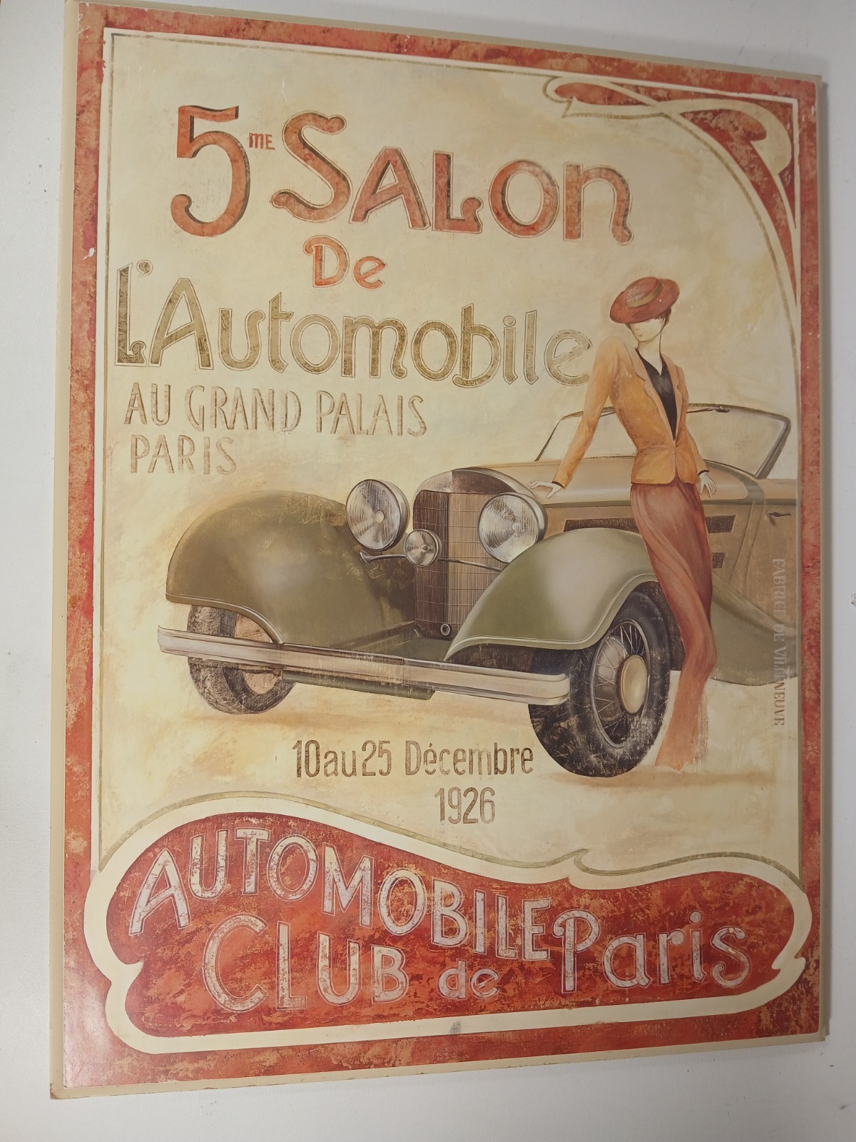 FABRICE de VILLENEUVE SALON DE ‘l AUTOMOBILE  32\