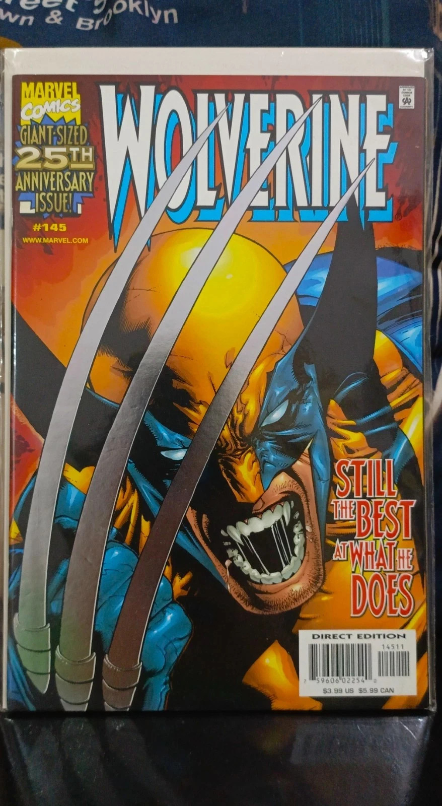 Wolverine #145 Silver Foil Edition ( Marvel Comics Dec 1999 ) RARE NEW Comic Wolverine #145 Silver Foil Edition ( Marvel Comics Dec 1999 ) RARE NEW Comic