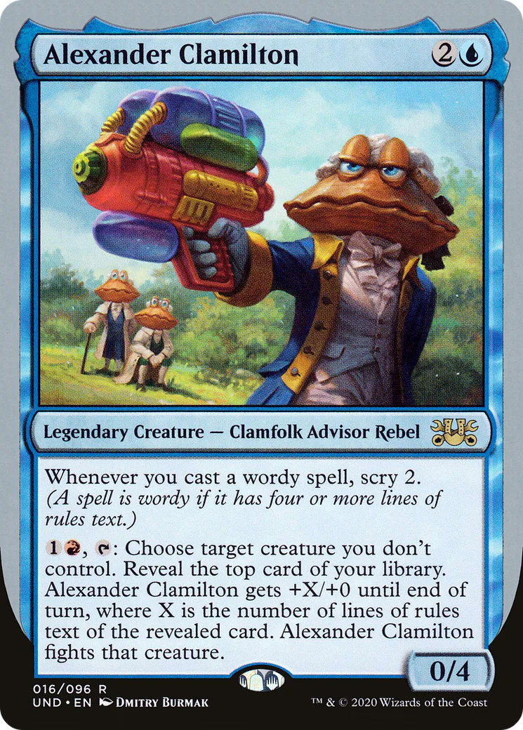 Alexander Clamilton [Unsanctioned] Magic MTG