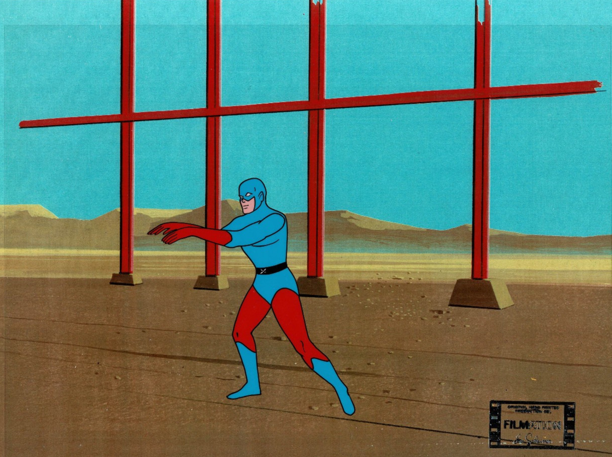 THE ATOM ORIGINAL Production Used Animation Cel ~ATM002~ 1967