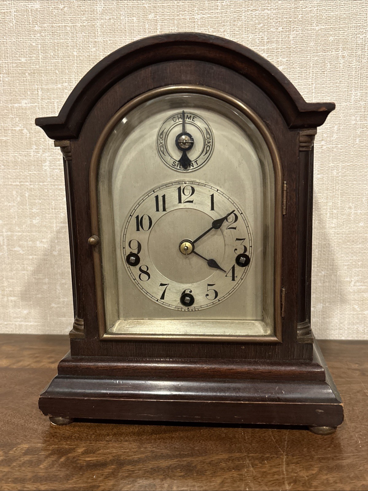 Antique Winterhalder & Hofmeier Miniature Bracket Clock - Must See Runs0