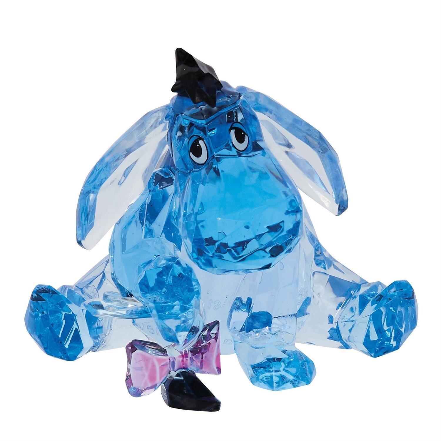 Enesco Facets Disney Winnie The Pooh Eeyore Sitting Figurine 3 Inch Blue NEW