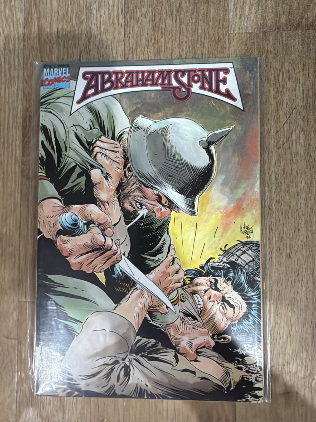 ABRAHAM STONE #1 Vol. 1 - NM/M - (1995, Marvel Comics) - Joe Kubert ABRAHAM STONE #1 Vol. 1 - NM/M - (1995, Marvel Comics) - Joe Kubert