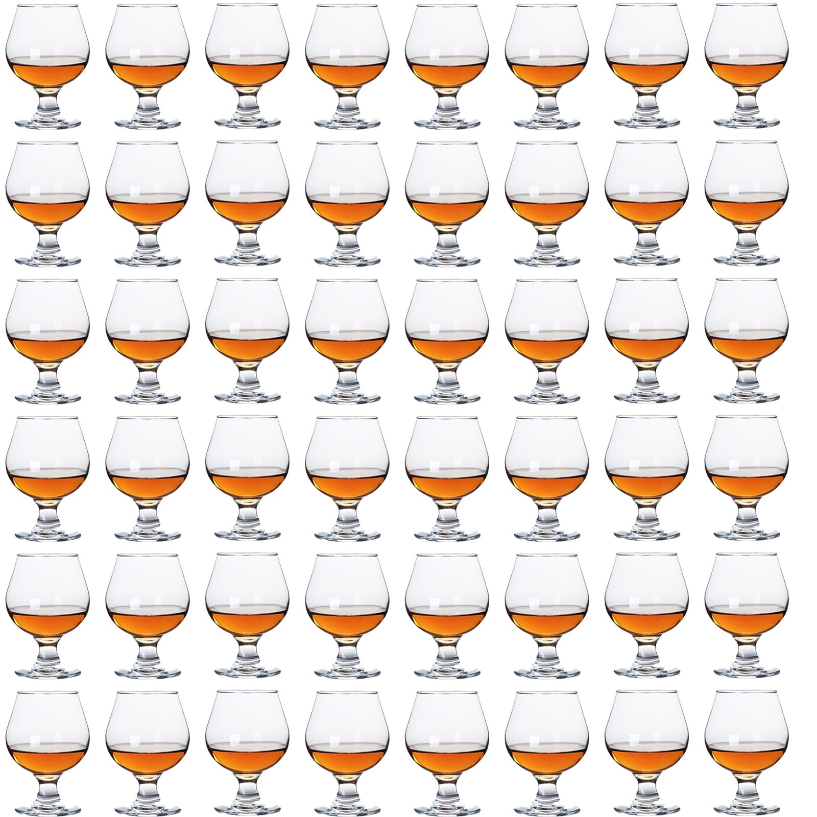 Srgeilzati Snifters Set of 48 50ml 1.75 floz Cognac Glasses Srgeilzati Snifters Set of 48 50ml 1.75 floz Cognac Glasses