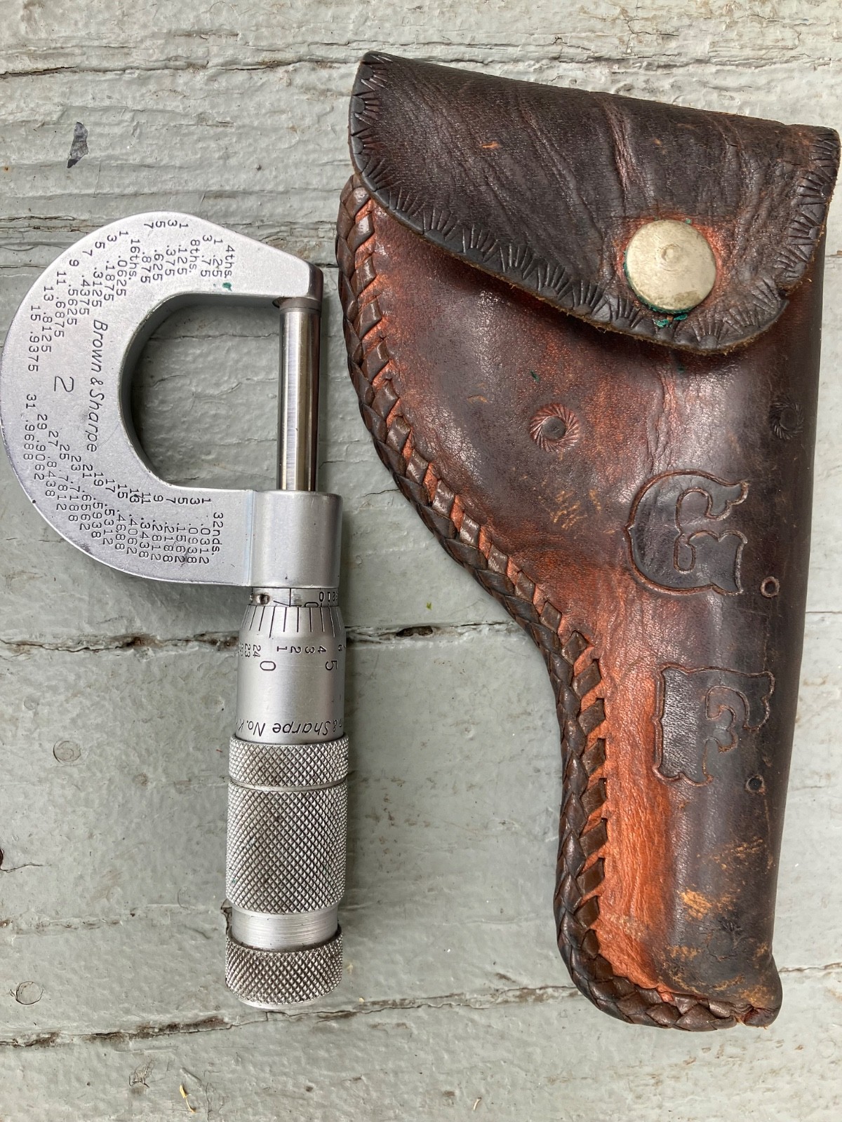 Vintage Brown & Sharpe No. 2 Outside Micrometer 0-1”