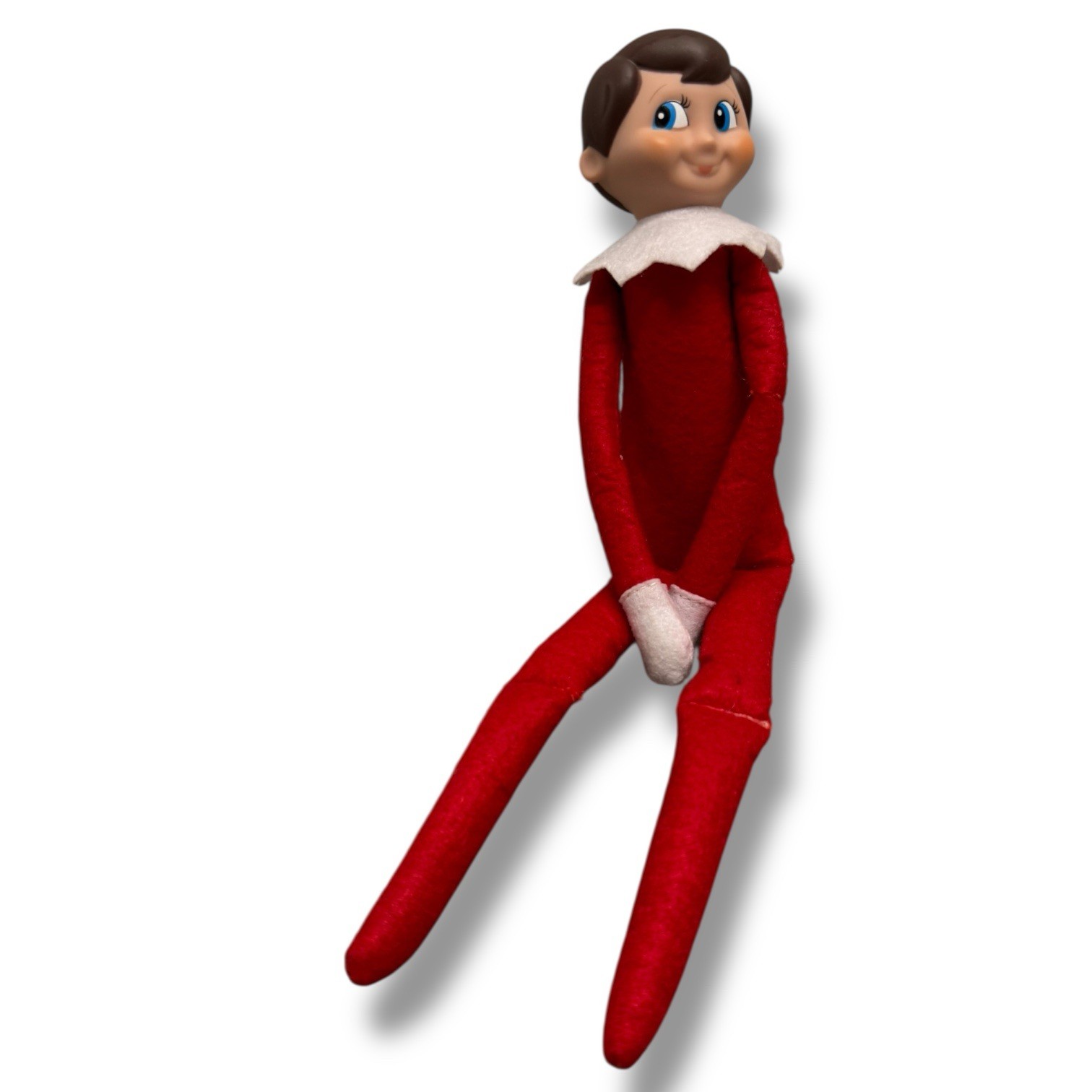 Elf on the Shelf Girl Doll Brown Hair Blue Eyes Christmas Elf CCA & B 13.5” Elf on the Shelf Girl Doll Brown Hair Blue Eyes Christmas Elf CCA & B 13.5”