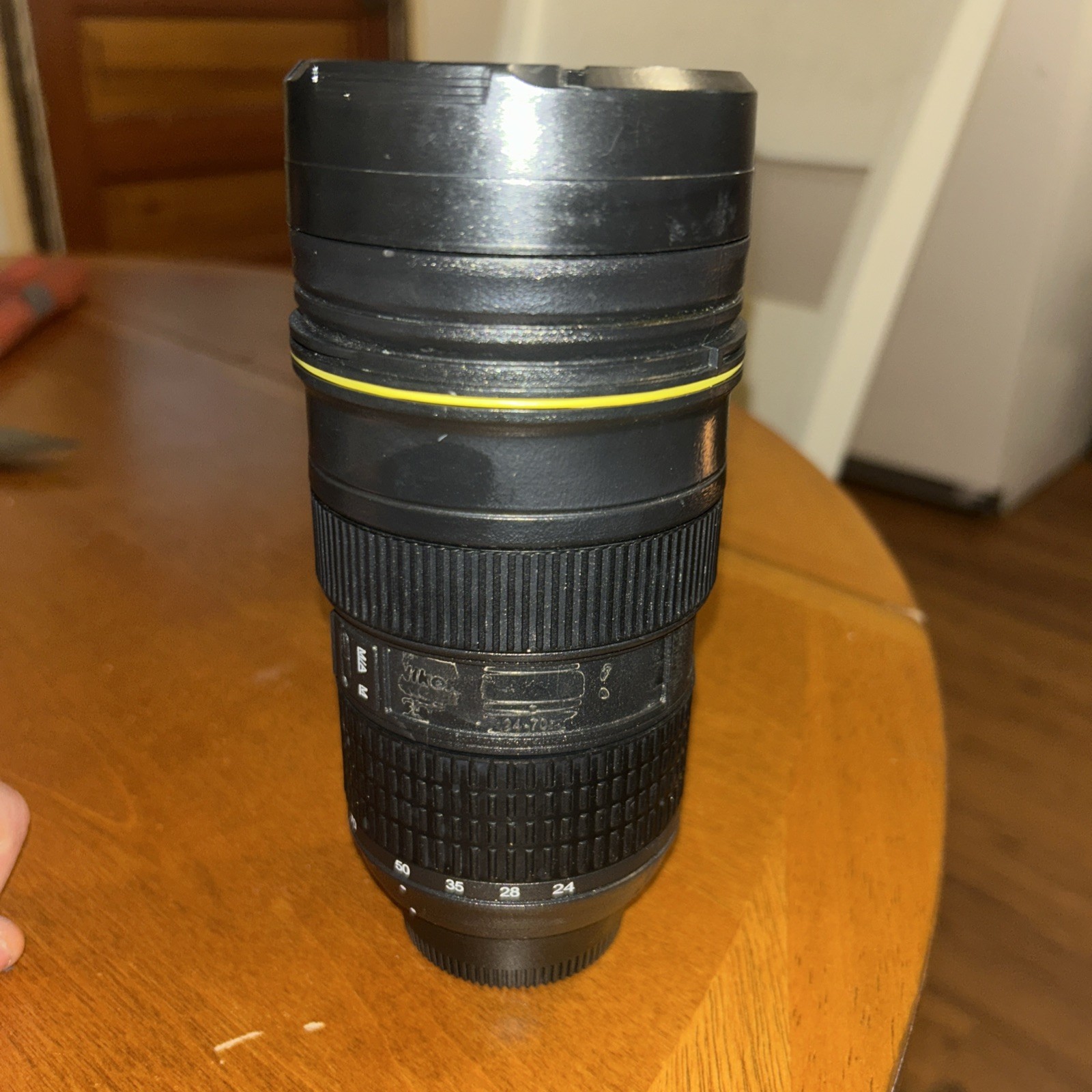 1:1 NIKON Lens Drinking Cup Tumbler AF-5 24-70 mm F 2.8 G ed  Stainless Steel