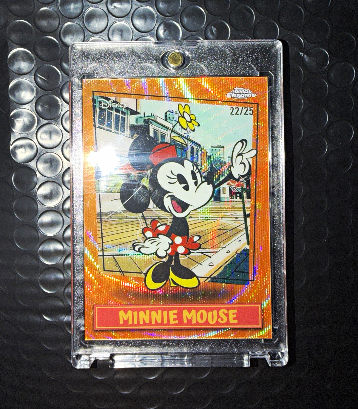 2026 Topps Neon Disney Minnie Mouse Orange MSSP-7 You Hoo 22/25