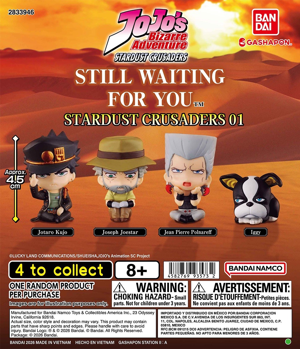 Bandai Gashapon Jojo\'s Bizarre Adventure Machiboke Still Waiting For You Gacha C