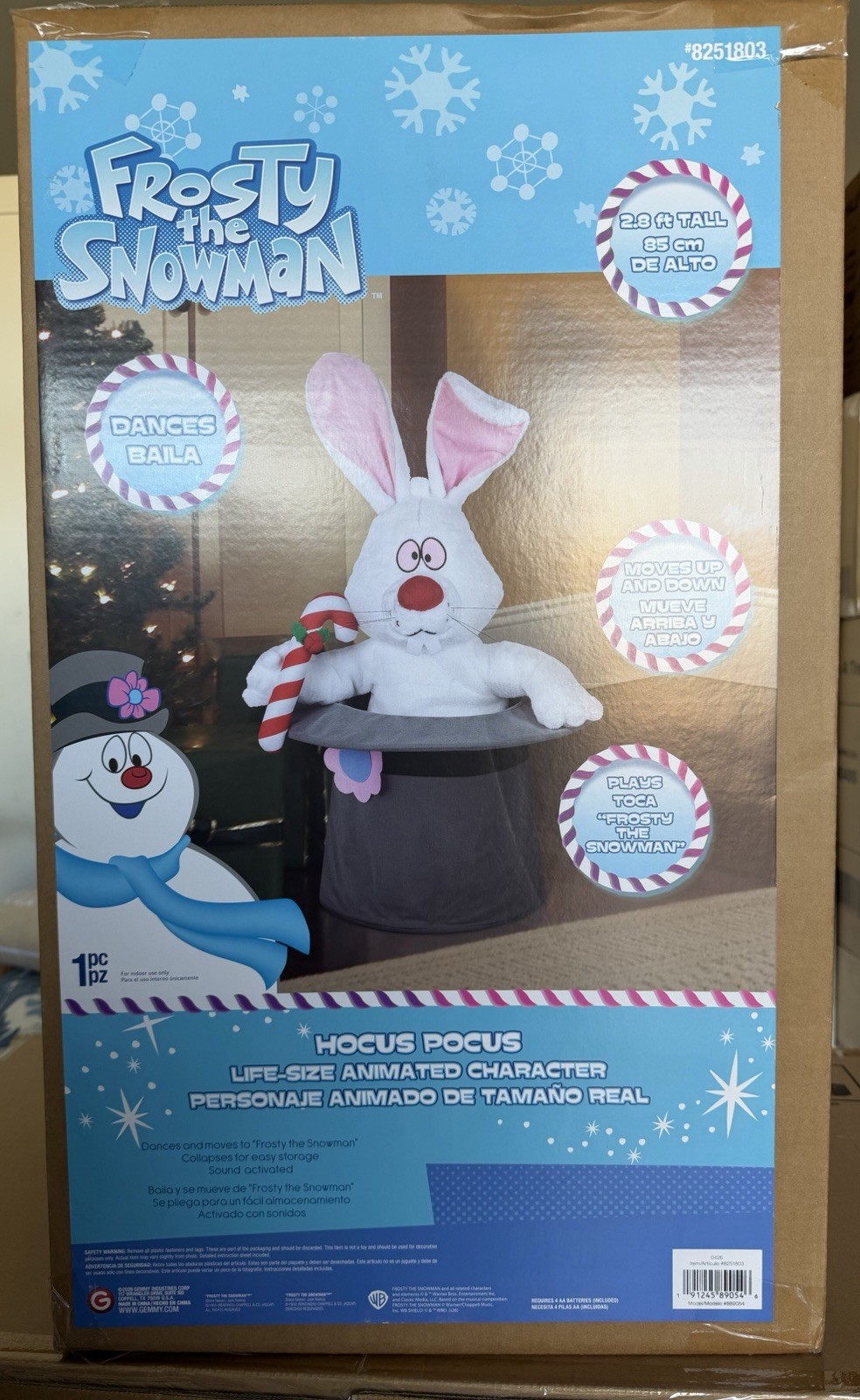 HOCUS POCUS Rabbit Life Size Animated Character (2.8 Ft) from Frosty the Snowman HOCUS POCUS Rabbit Life Size Animated Character (2.8 Ft) from Frosty the Snowman