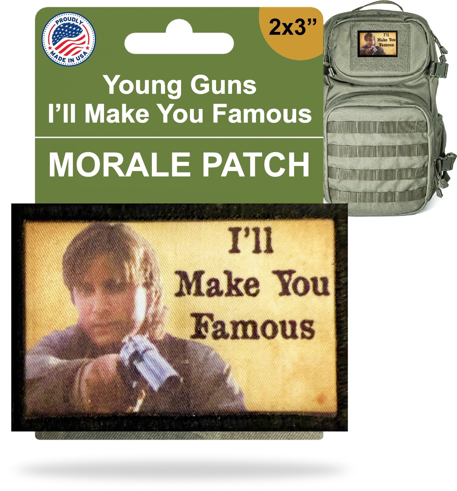 Young Guns I\'ll Make You Famous Morale Patch Tactical Army Military Tactical