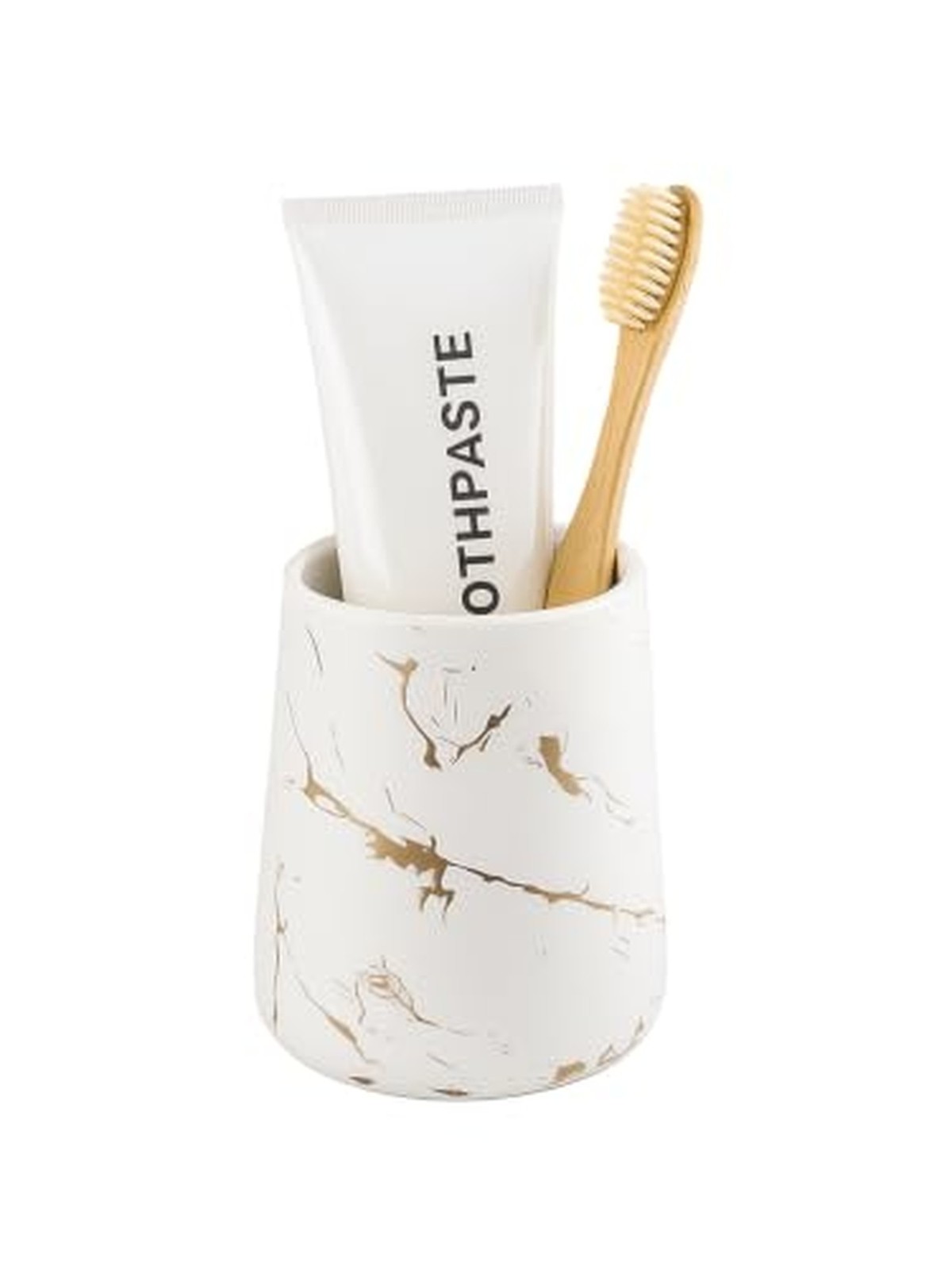 Marble Ceramic Toothbrush Holder Cup, 14.2oz Bathroom Tumbler Marble White Marble Ceramic Toothbrush Holder Cup, 14.2oz Bathroom Tumbler Marble White