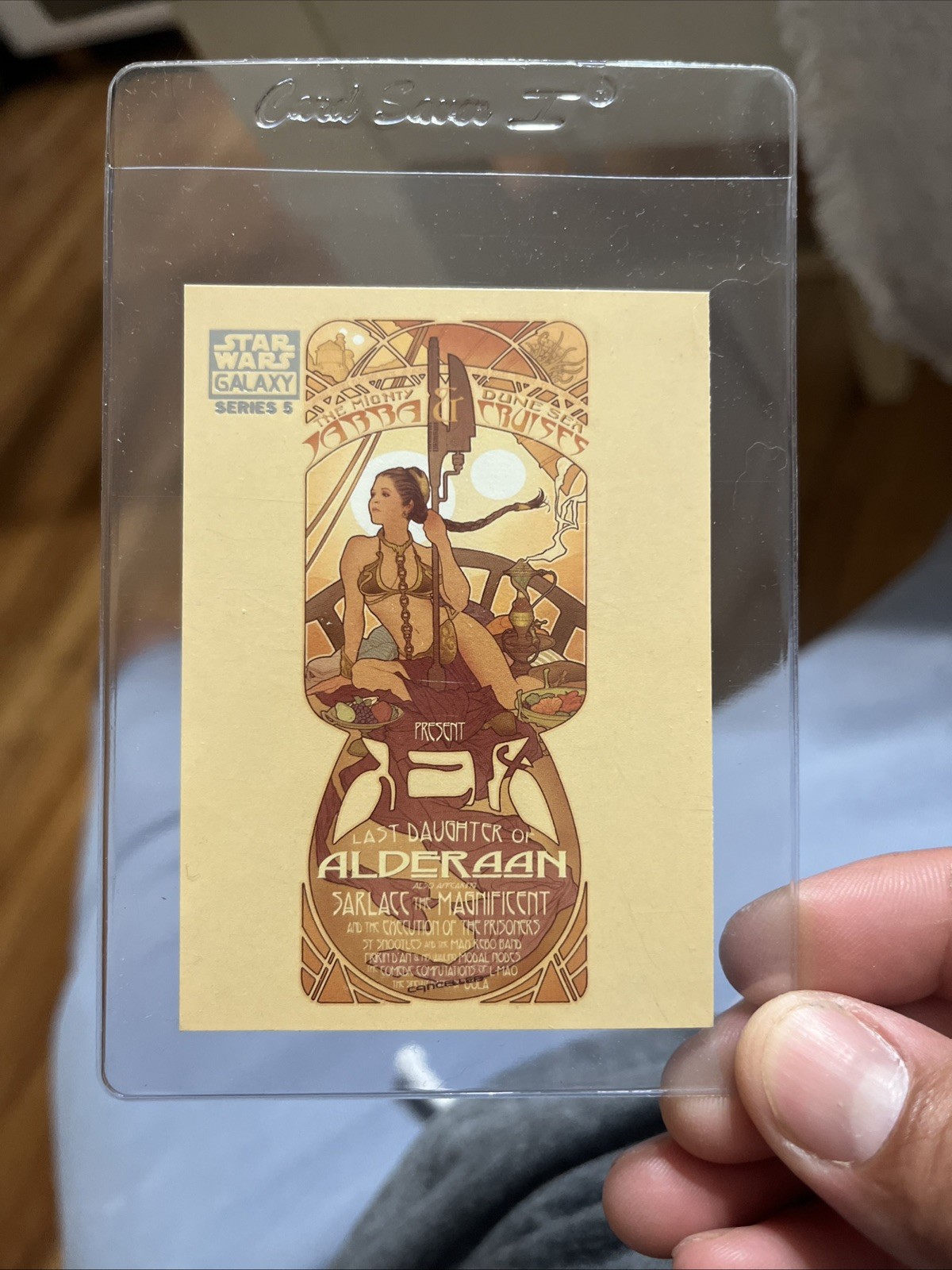 Topps Star Wars Galaxy Series 5 The Slave Princess Card #65 in Great Condition