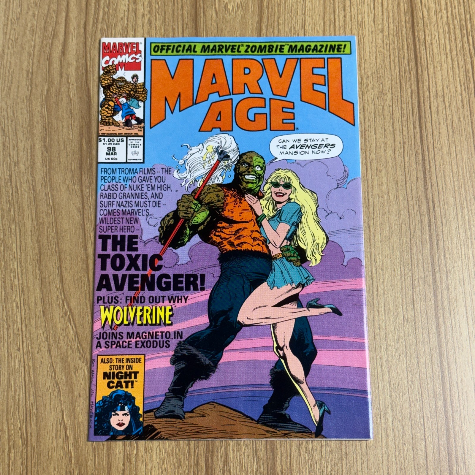 Marvel Age #98: Copper Age Key Issue VF/NM - 1991