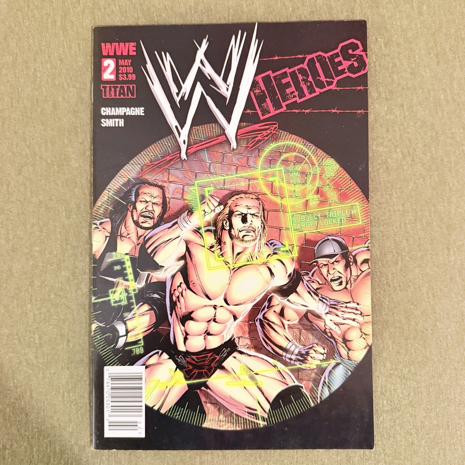 WWE Heroes #2 DX Triple H (2010 Titan Books) WWF