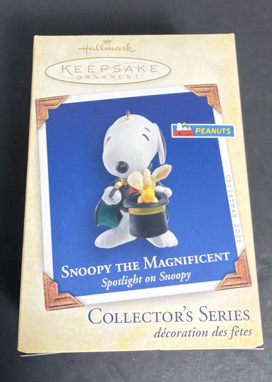 2005 Hallmark Ornament Peanuts Gang Snoopy the Magnificent No. 8 in series 2005 Hallmark Ornament Peanuts Gang Snoopy the Magnificent No. 8 in series