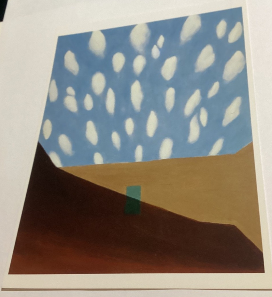 Georgia OKeeffe In the Patio VII - 1950 -  Painting Postcard