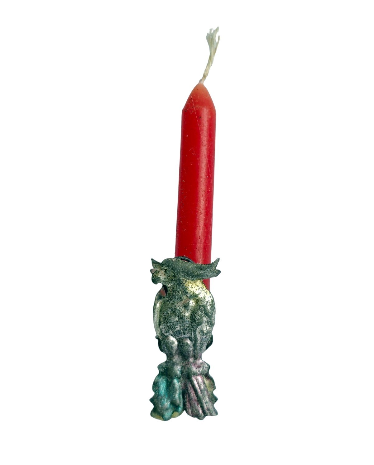 Antique Christmas Ornament - Candle Holder / Tweezers, Bird Circa 1880/1890