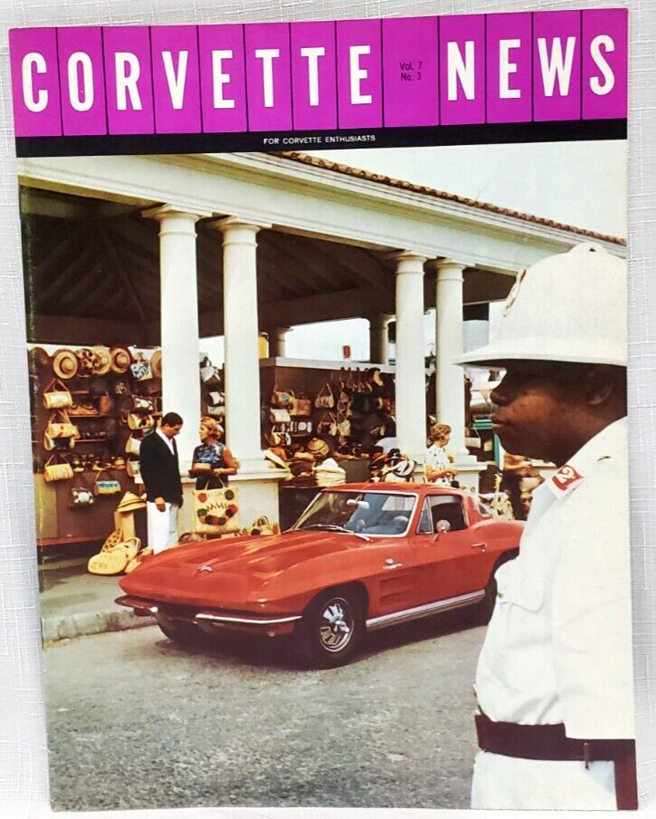 1964 CORVETTE NEWS, Stingray Racing,Sebring,Daytona,Bahamas, Owners Mag Vol 7,#3