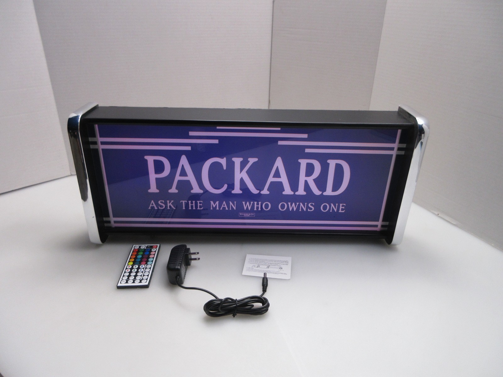 Packard Ask Man Who Owns 1 LED Display lighted sign lightbox Wall Hanging Light