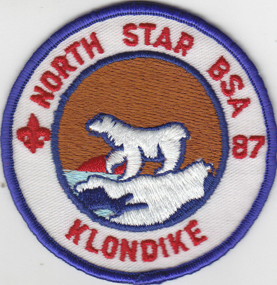 1987 NORTH STAR KLONDIKE POCKET PATCH MC1 1987 NORTH STAR KLONDIKE POCKET PATCH MC1