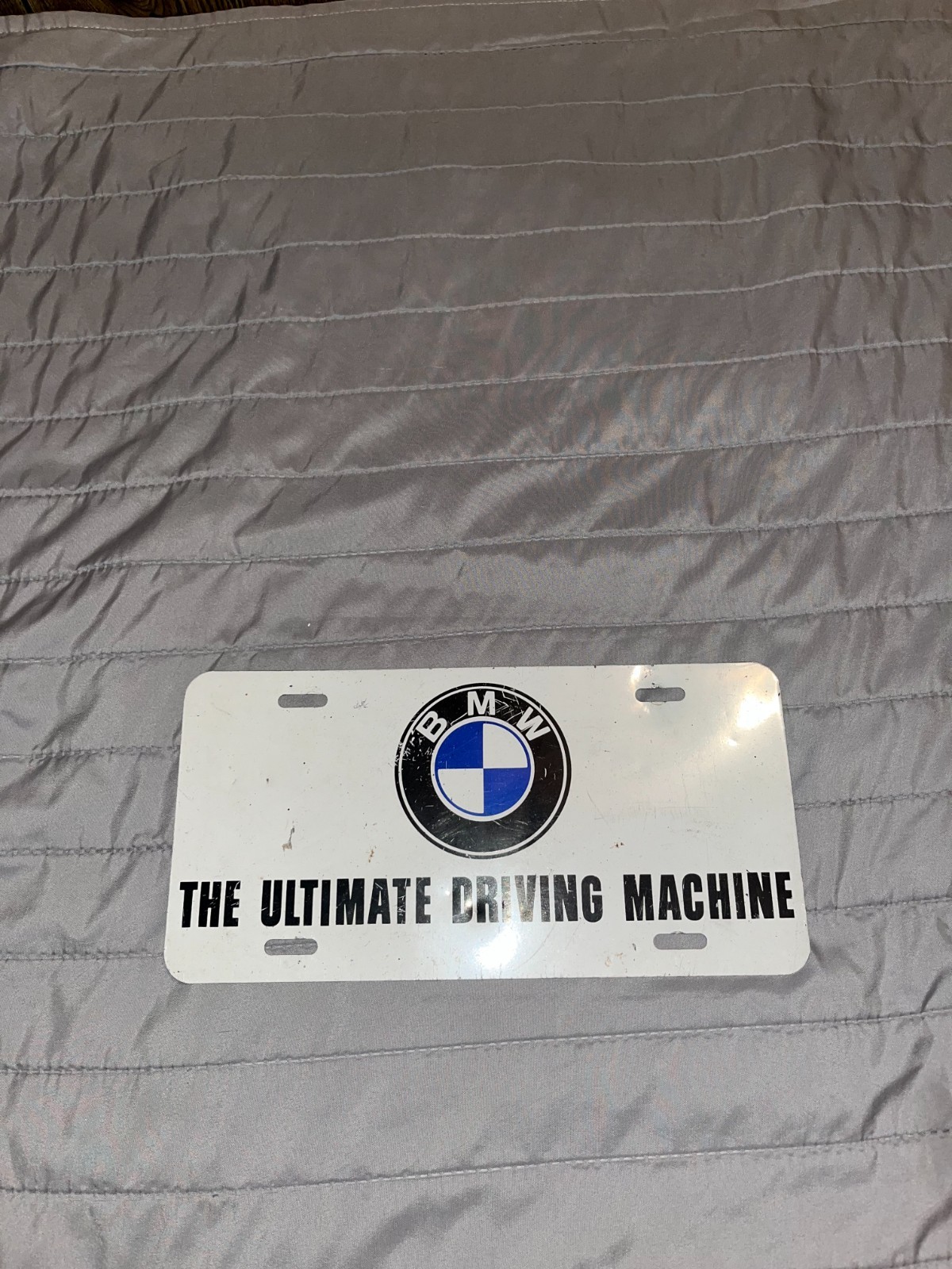 Vintage BMW The Ultimate Driving Machine Plate YOU CANT FIND THIS ONE Vintage BMW The Ultimate Driving Machine Plate YOU CANT FIND THIS ONE