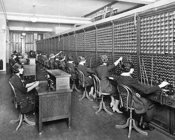 Switchboard operators ca 1915 Historic Old Photo