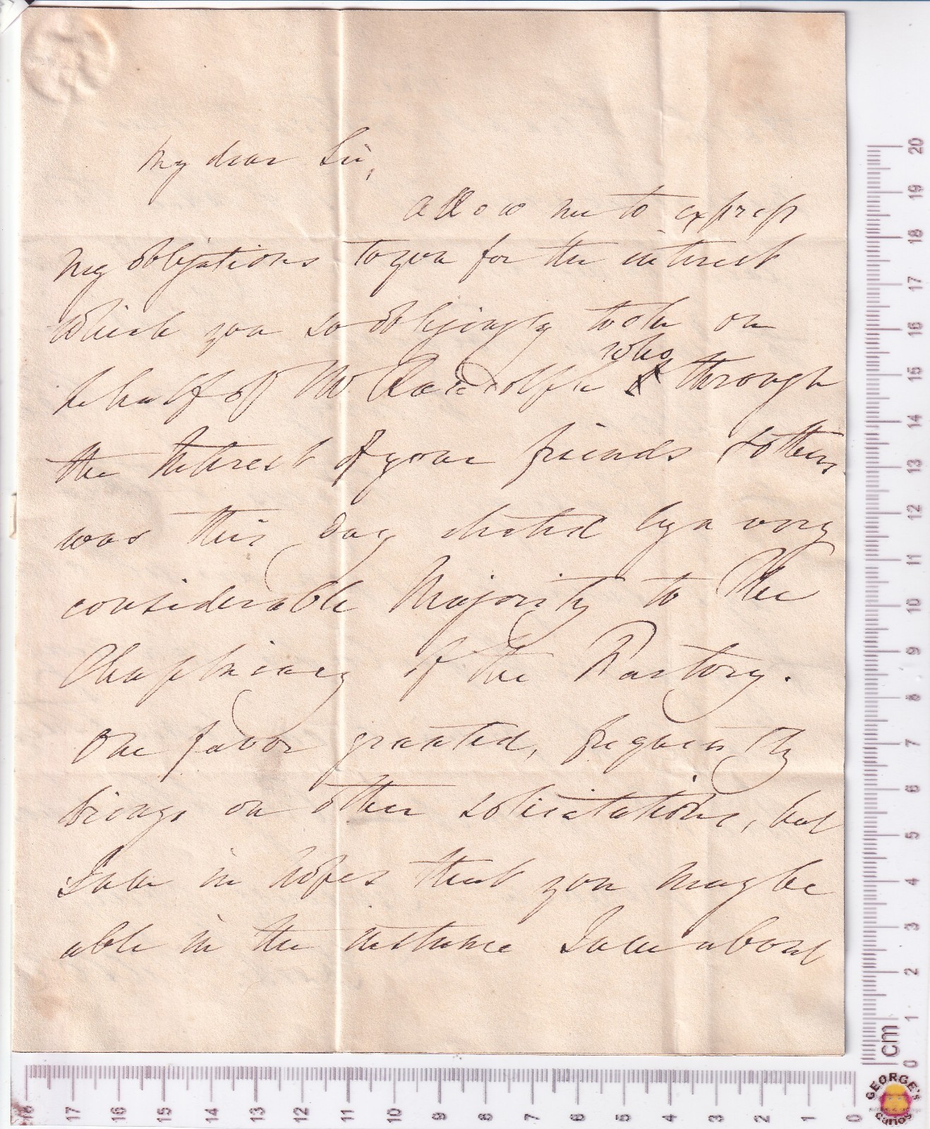 1830s Richard Wilson 2p Letter ALS - William Tooke Lawyer - Soc of Arts Randolph