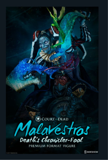 Sideshow - Court of the Dead Malavestros Death's Chronicler Fool Exclusive Ver
