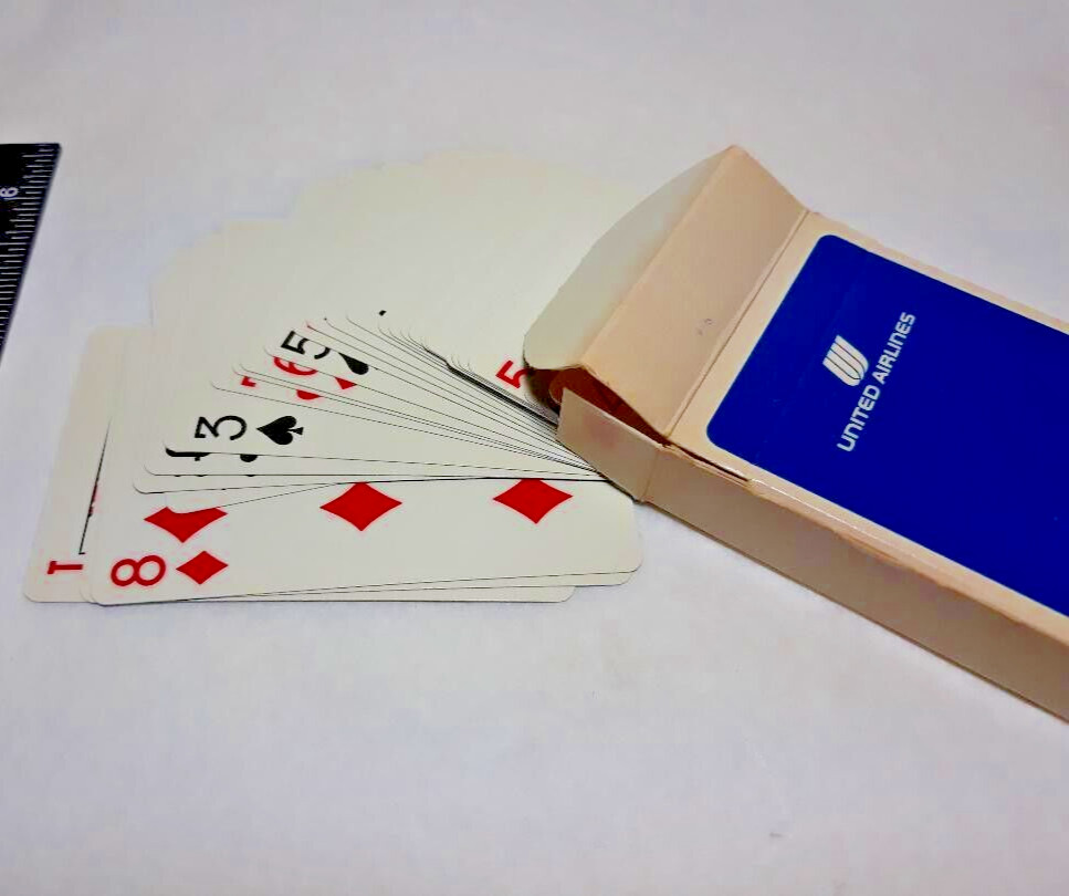 Vintage Blue ~ United Airlines Deck of Playing Cards Vintage Blue ~ United Airlines Deck of Playing Cards