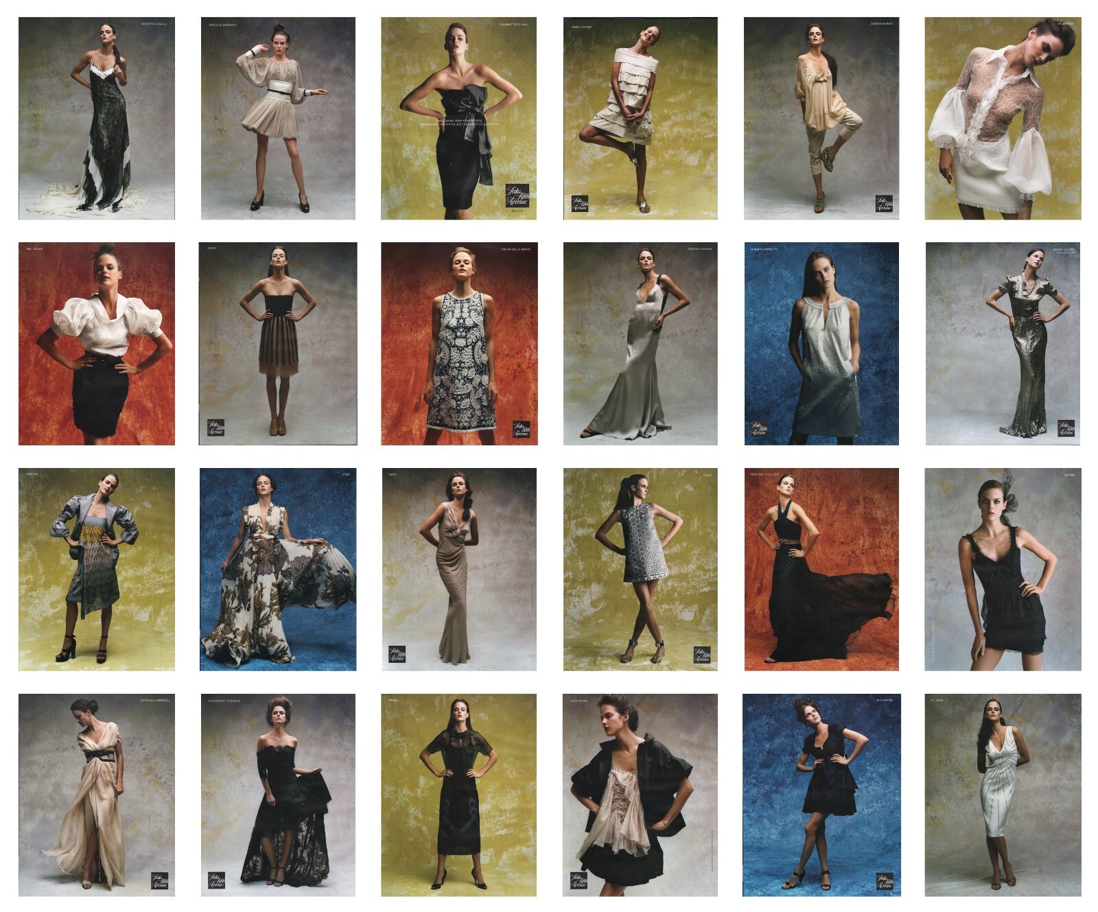 2007 Original 24-Pg SAKS 5TH AVE Designer Collection Women\'s Fashion Print Ads