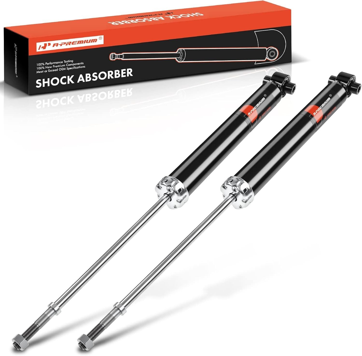 A-Premium Rear Shock Absorbers Compatible with Toyota Prius 2010-2015, Prius ...