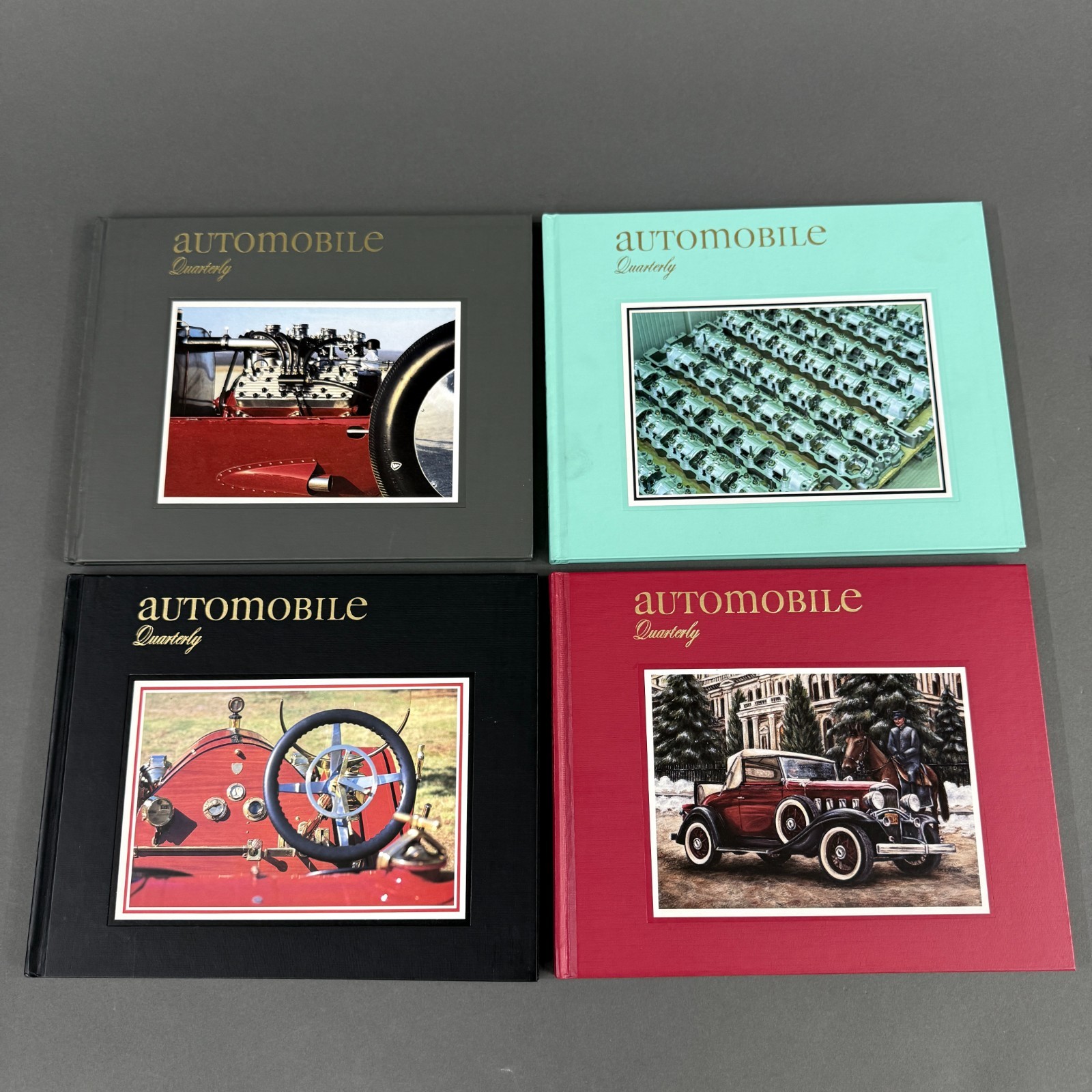 AQ Automobile Quarterly Vol 34 Complete Set 1 2 3 4 Hardcover 1995 Vintage Car