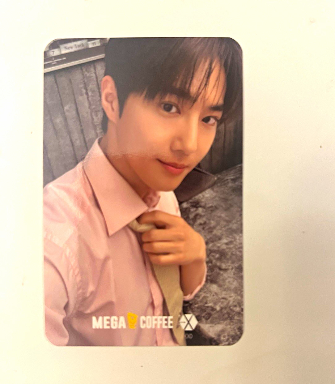 MEGA COFFEE EXO SUHO EXTRAORDINARY PHOTO CARD