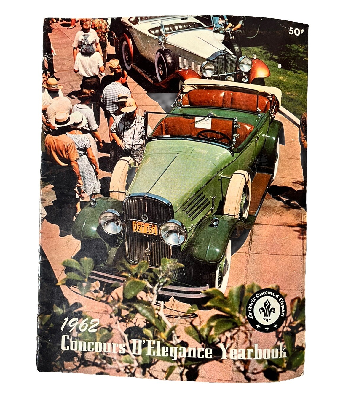 Vintage 1962 Concours D\'Elegance Yearbook Auto Show Le Cercle Officers