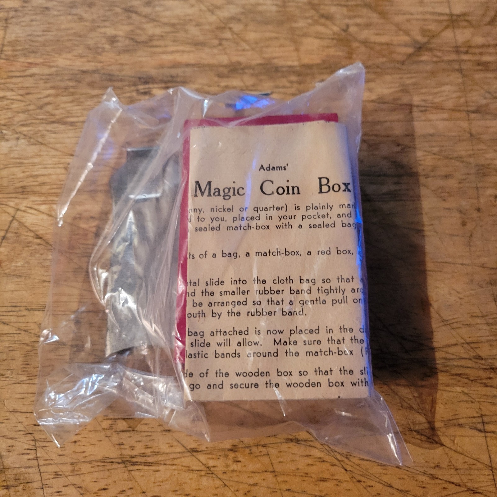 Vintage Adam's Magic Coin Box Set New Sealed Bad
