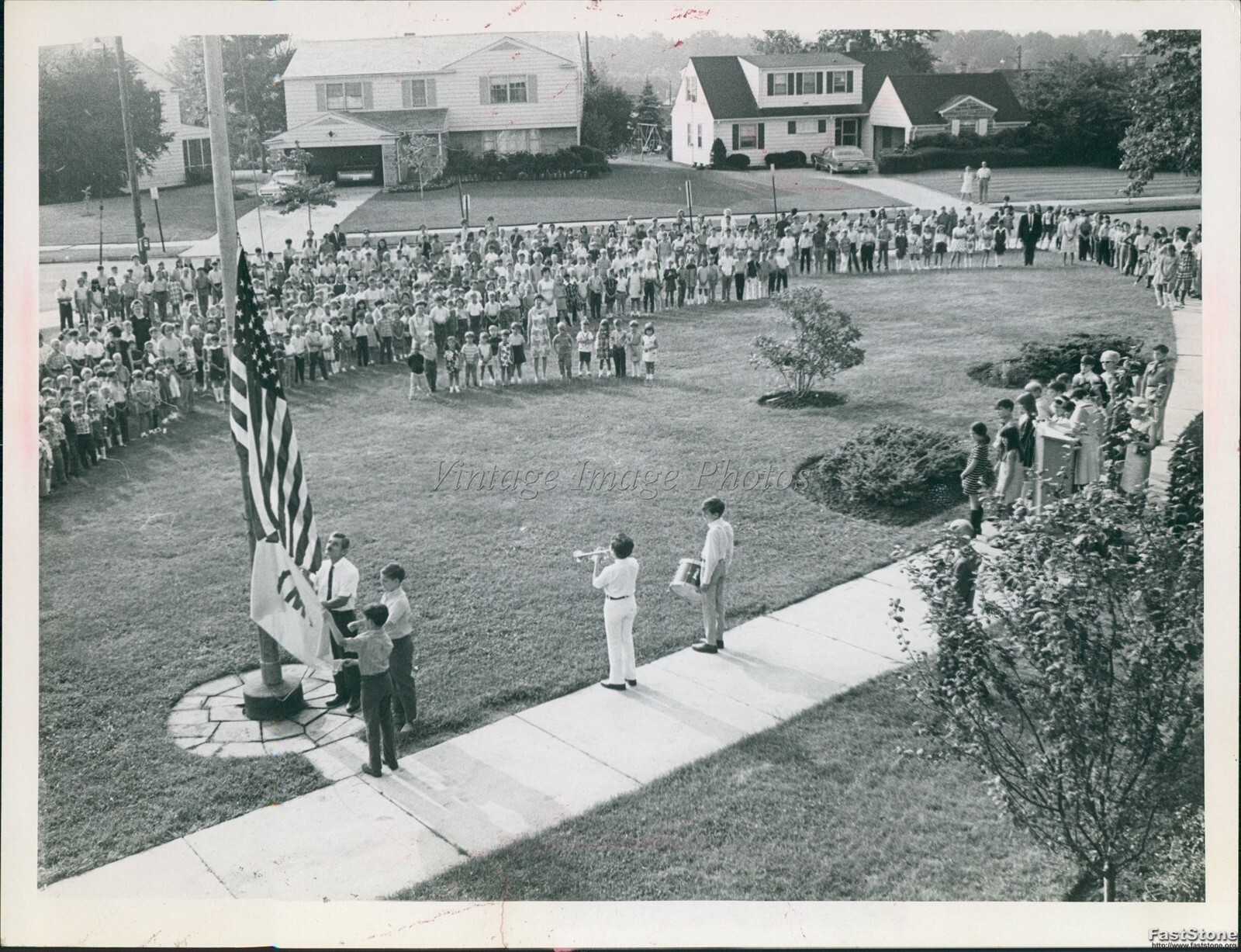 1969 Opening Day Ceremony Mercer School Shaker Heights Ohio Events Photo 7x9