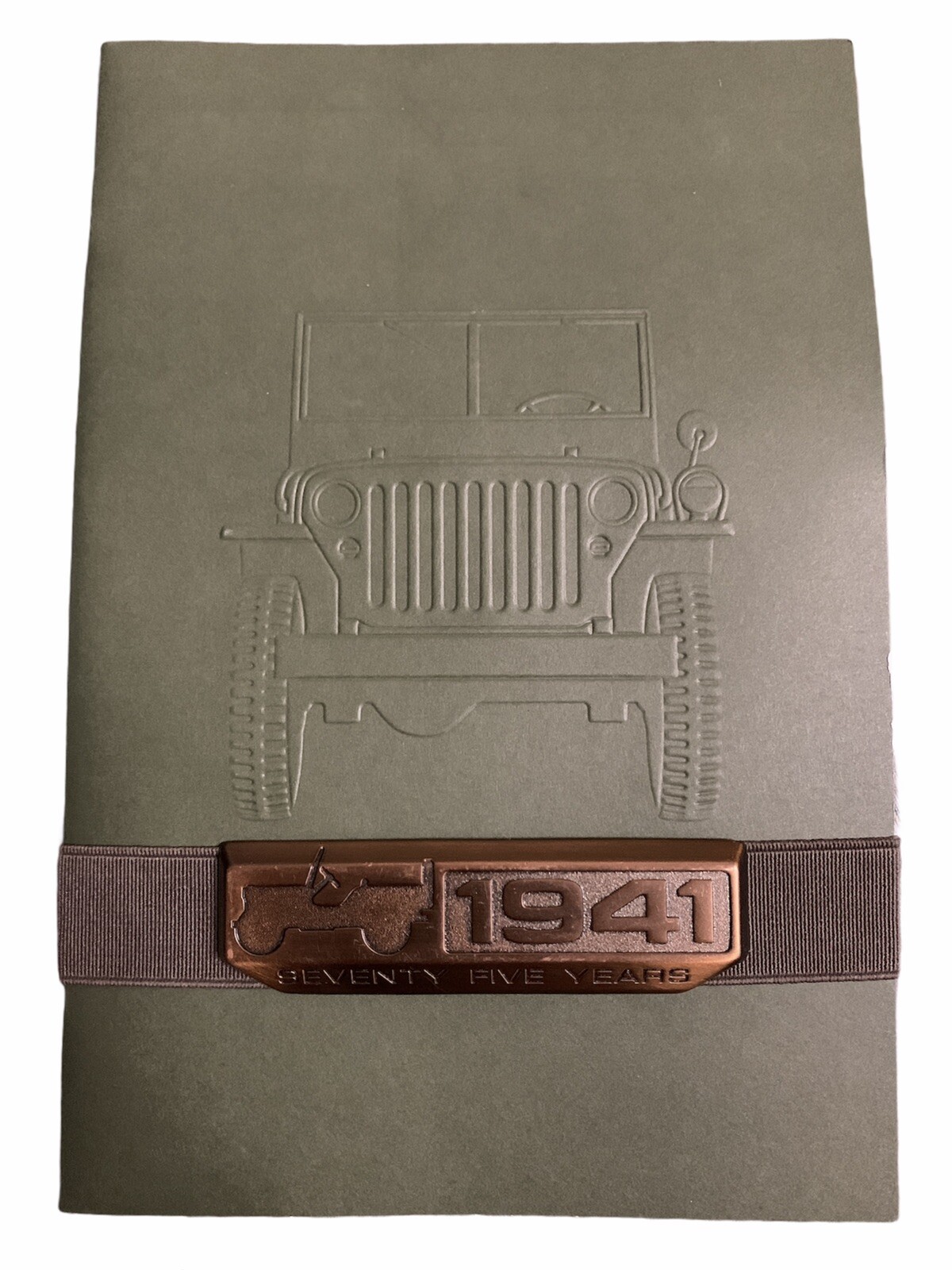 2016 Jeep 75-Years History (Since 1941) - Original Sales Brochure - Metal Emblem