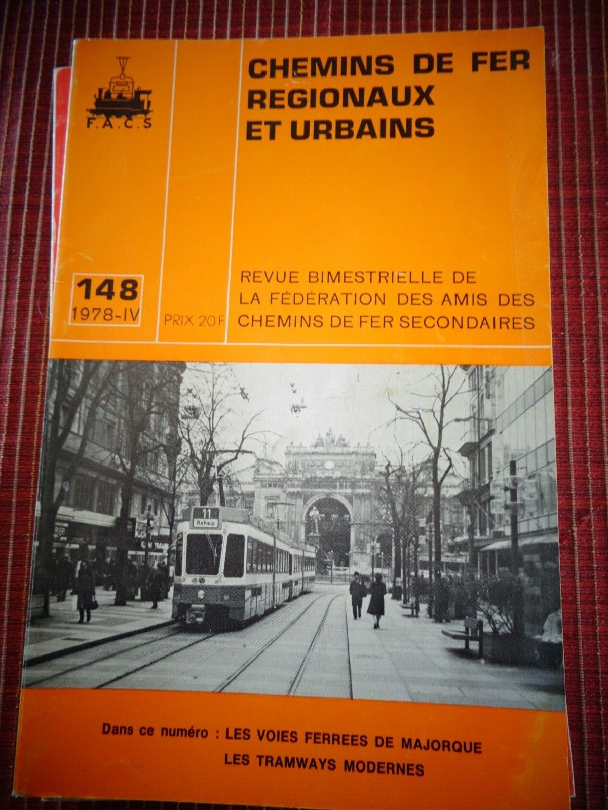 SECONDARY RAILWAYS F.A.C.S N 148 year 1978 MAJORCA RAILWAYS