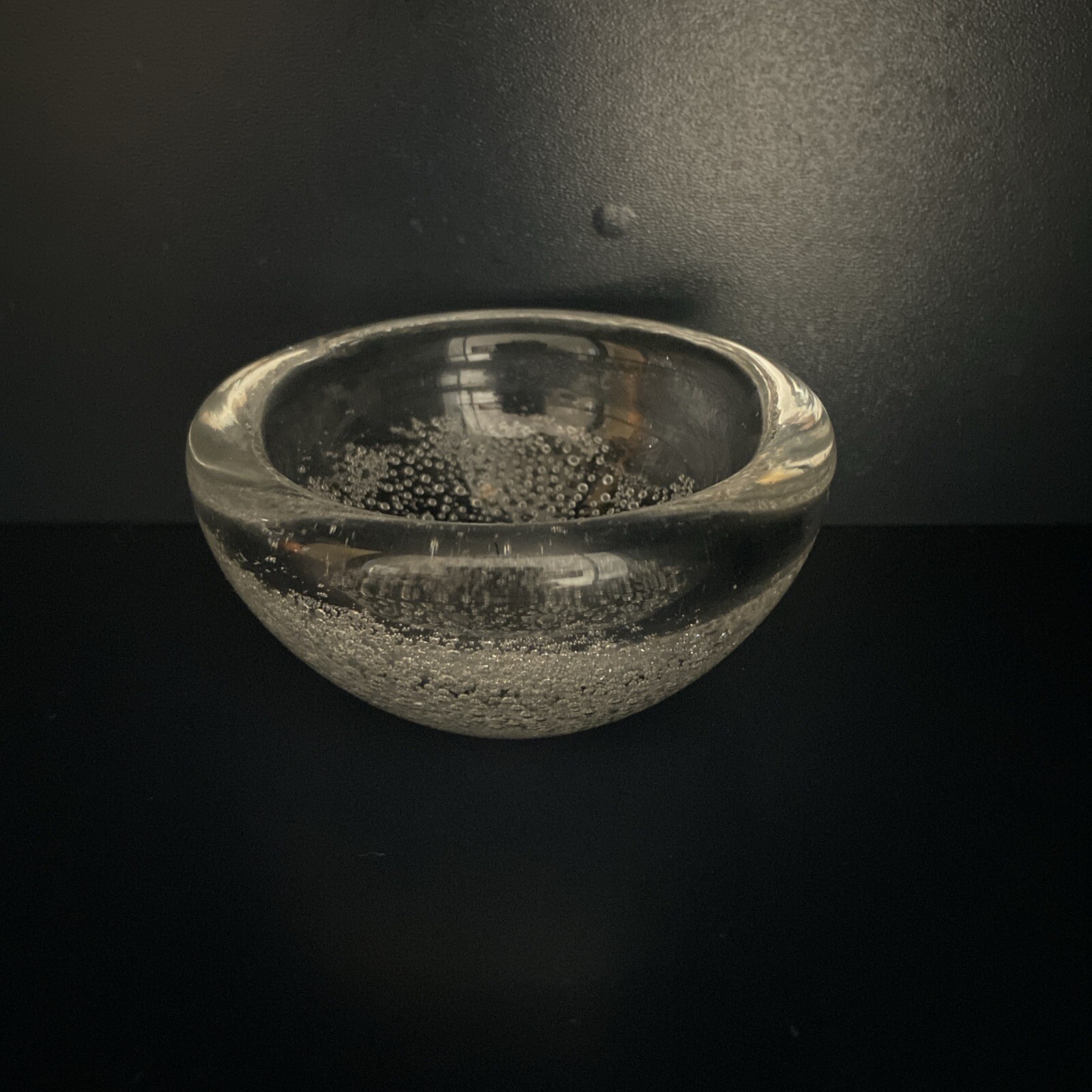 Vtg MCM Littala Finland Signed By K Franck 3.5”x2” Trinket Bowl Vtg MCM Littala Finland Signed By K Franck 3.5”x2” Trinket Bowl
