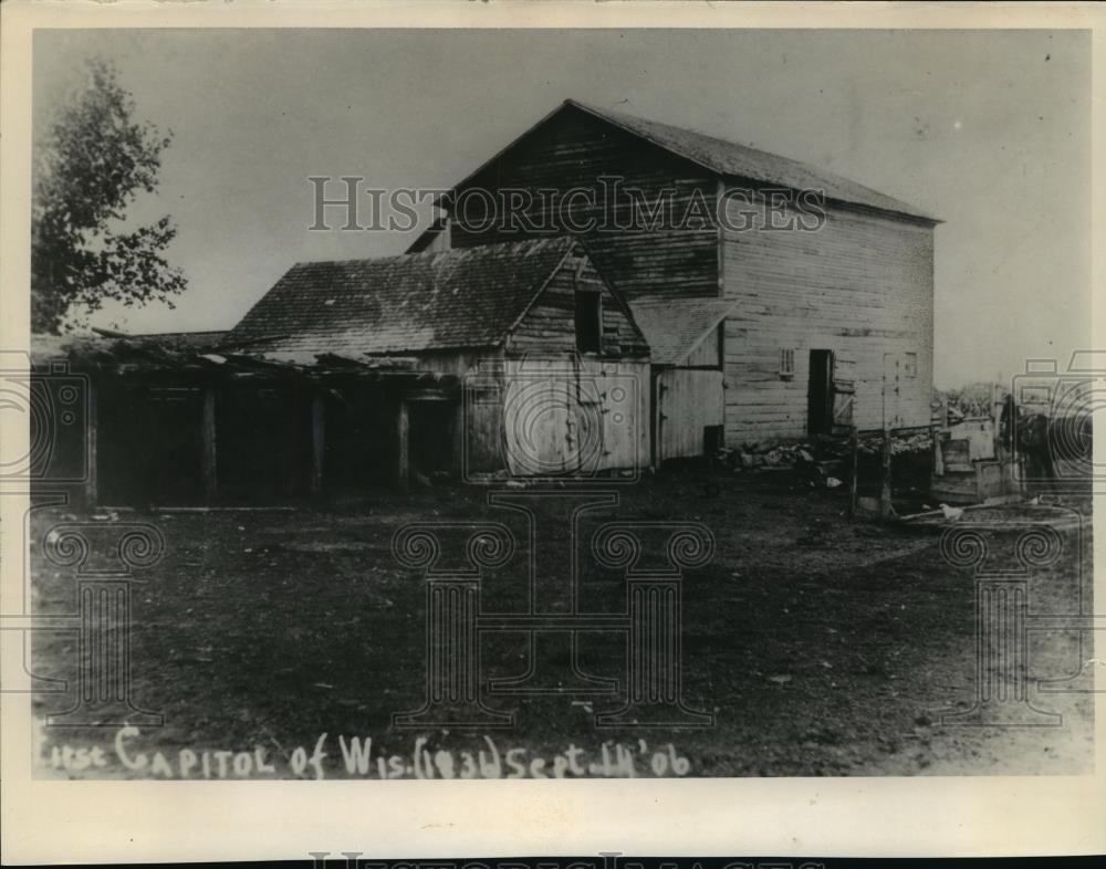 1955 Press Photo The first Capitol at Belmont as it appeared in 1906 - mja12812